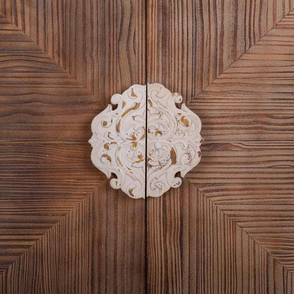 Armadio in legno marrone 86x41x180h