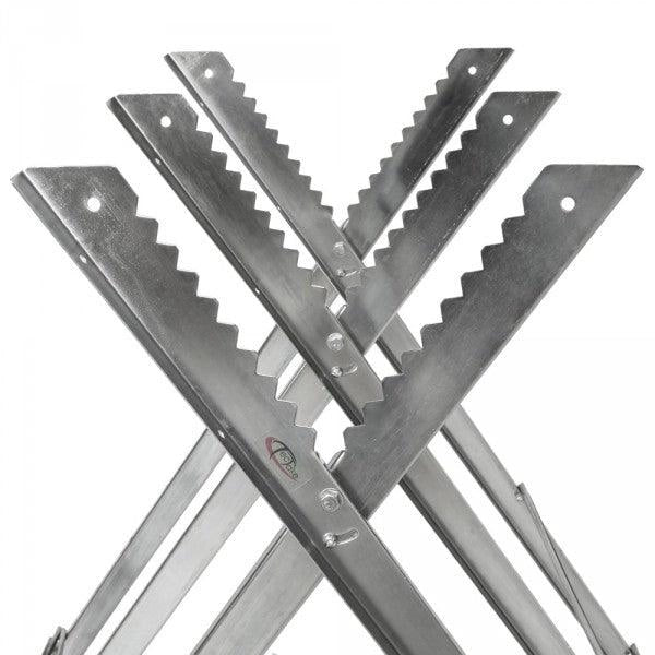 Cavalletto per tronchi 3 supporti 84 cm 3408031