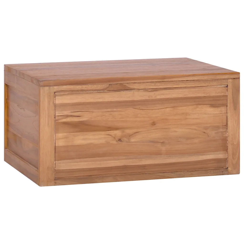 Armadietto da Bagno a Parete 60x45x30 cm Legno Massello di Teak 320437