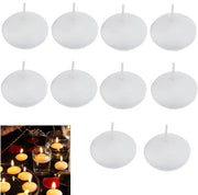 Set di candele galleggianti decorative 10 pezzi - non profumate - per ambiente romantico - ideali per matrimoni e feste