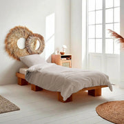 Set biancheria da letto di cotone color ciottolo