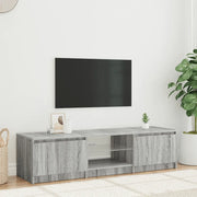 Mobile Porta TV con Luci LED Grigio Sonoma 140x40x36 cm 822682