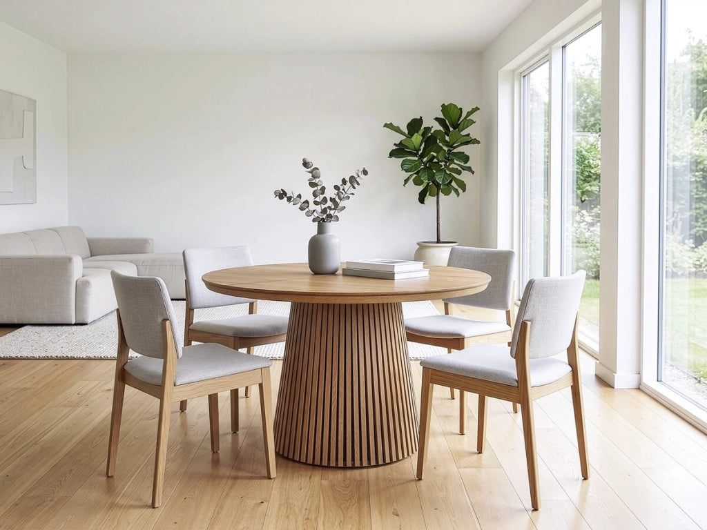 Tavolo da pranzo allungabile in legno "Sylva" - 120/200 cm - Posti a sedere da 4 a 8 - Marrone