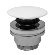 Piletta click clack in ottone con tappo in ceramica e vite centrale 11/4 CGS