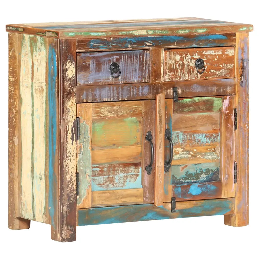 Credenza 70x35x65 cm in Legno Massello di Recupero