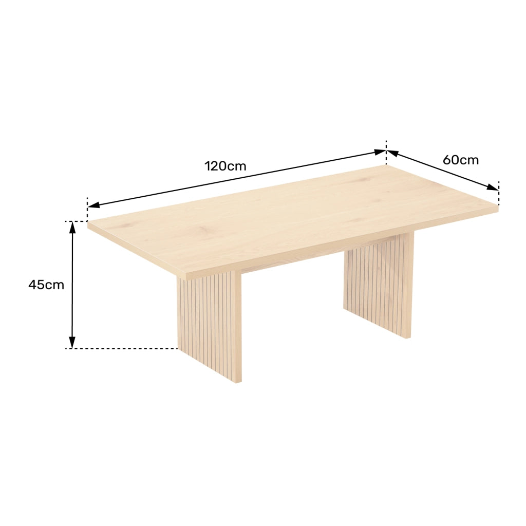 Tavolino in legno in stile scandinavo ALMA