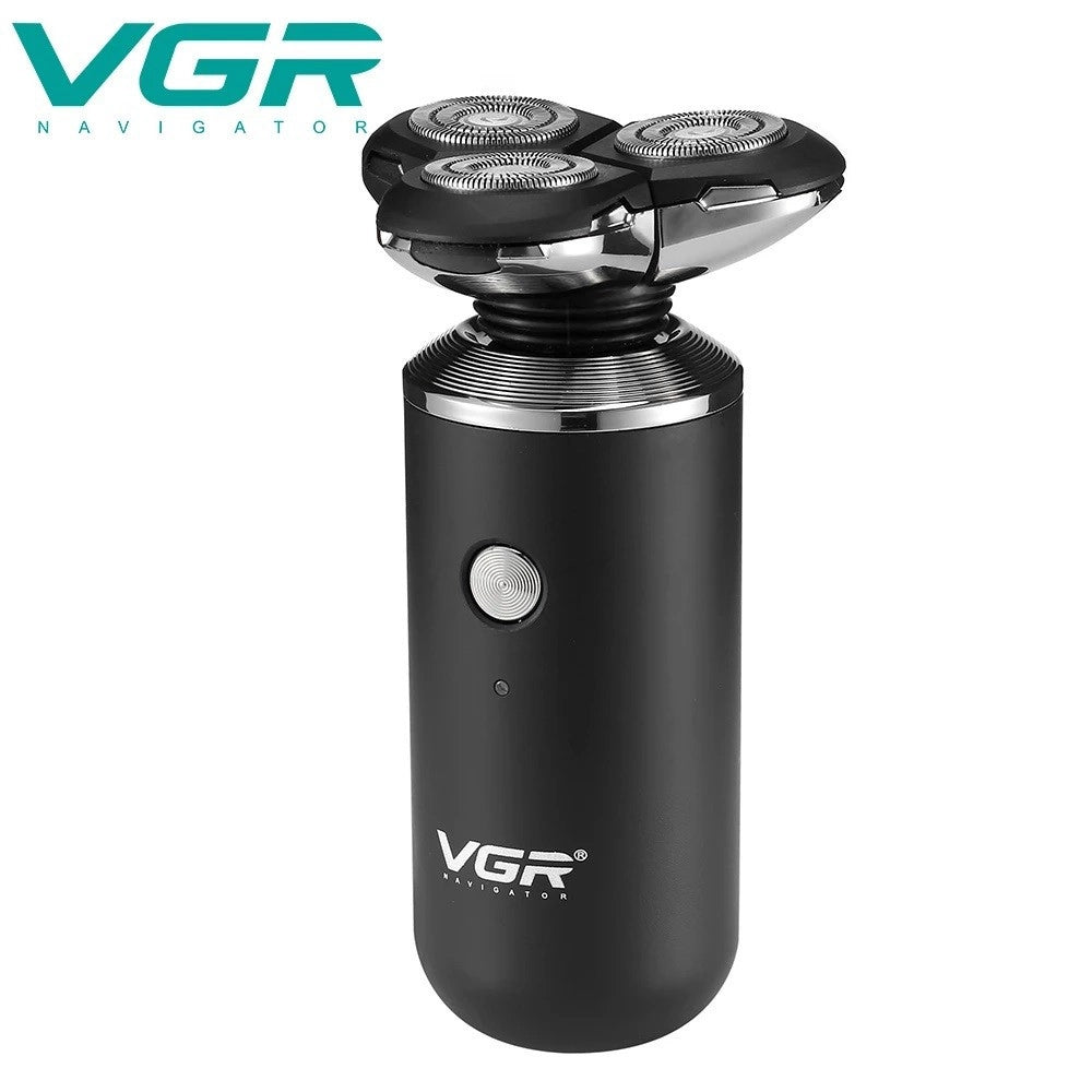 Trade Shop - Vgr V-317 Rasoio Professionale 3d Impermeabile Rotary Shaver Barber Cordless -