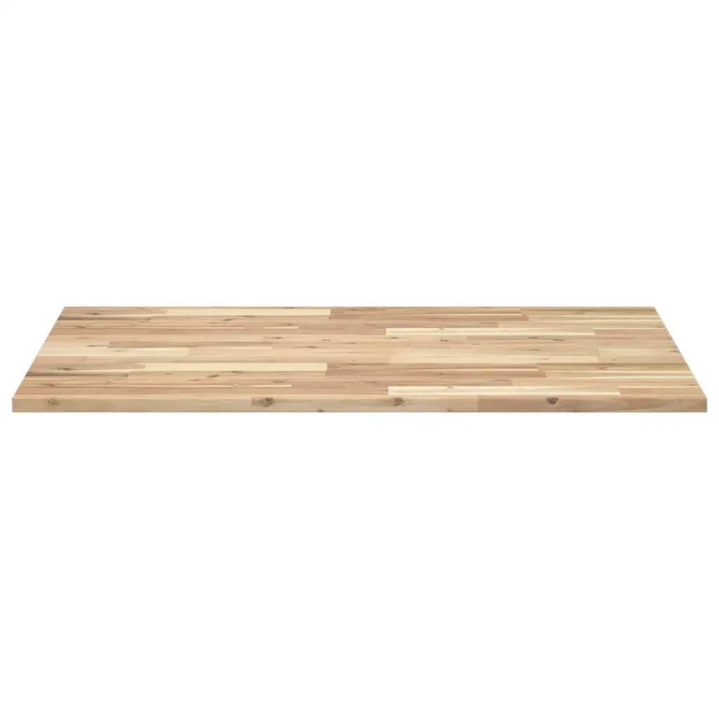 Piano Tavolo Rettangolare 80x70x2cm in Legno Massello di Acacia 4008760