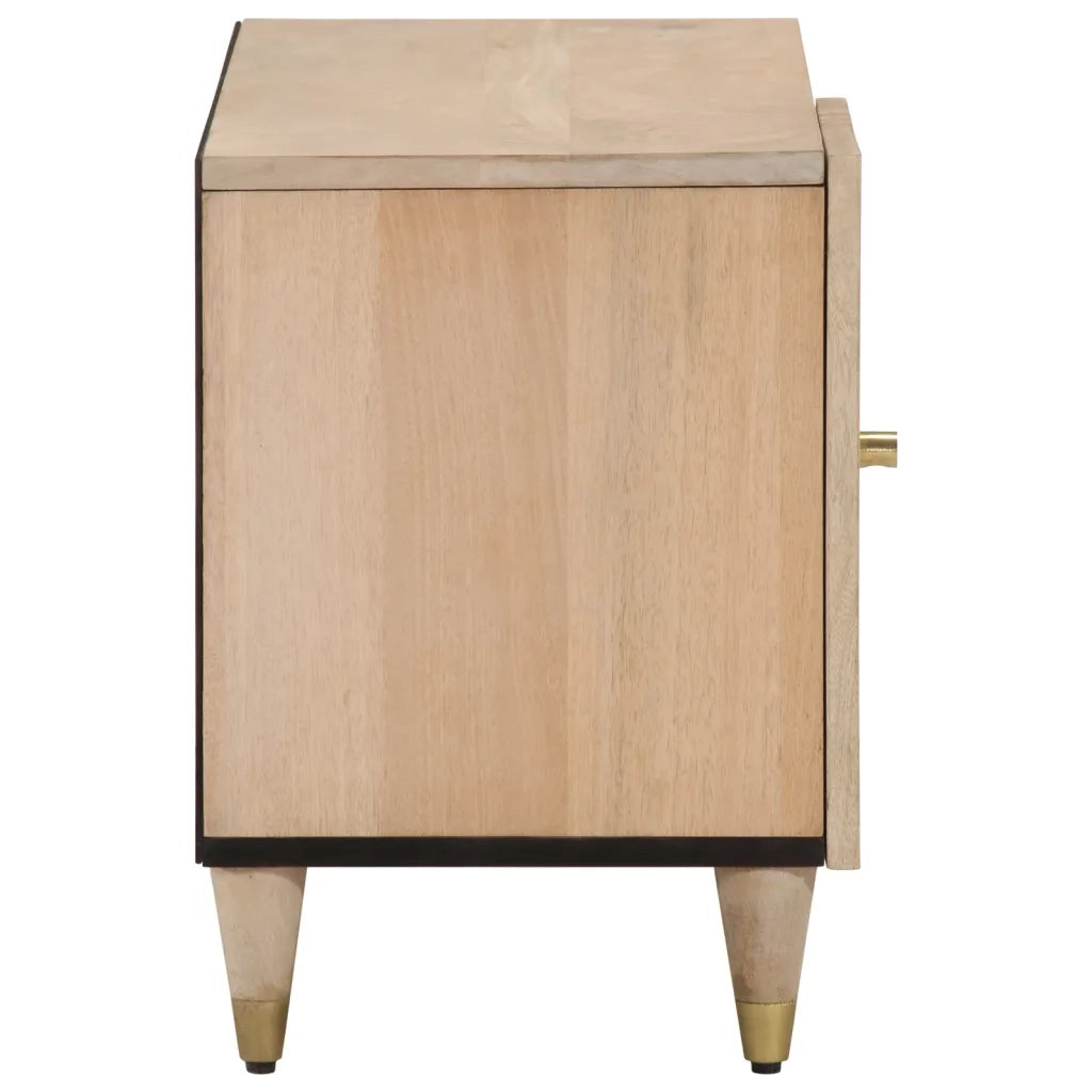 Mobile Porta TV 80x31x46 cm in Legno Massello di Mango 358263