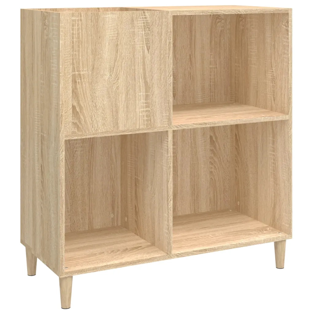 Mobile Porta Dischi Rovere Sonoma 84,5x38x89 Legno Multistrato CFW2303229