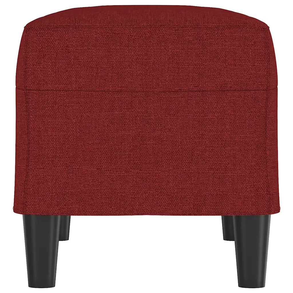 Panca Rosso Vino 70x35x41 cm in Tessuto 349389
