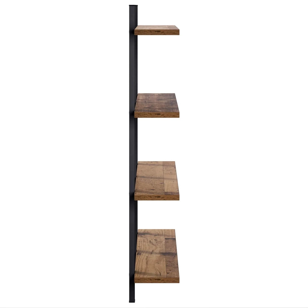 Scaffale da parete Legno antico 79.5 x 13.5 x 80 cm 8020381