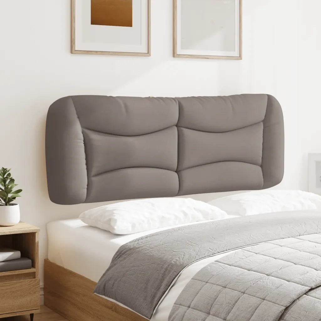 Cuscino Testiera Hvar Tortora 120 cm in Tessuto 374565