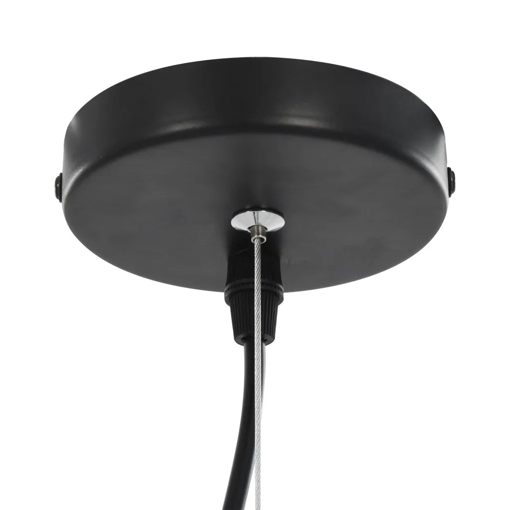 Lampadari 2 pz Nero e Oro Semi-Sferici 40 cm E27 CFW8812249