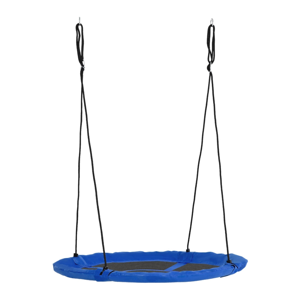 Amaca a nido per giardino ¨C zephmum ¨C Blu, resistente alle intemperie, regolabile, 110 cm