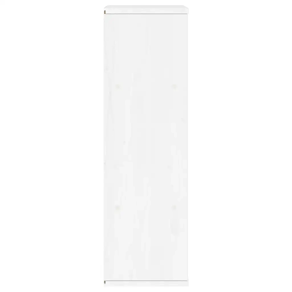vidaXL Armadietto Laterale ODDA Bianco 40x24x79 cm Legno Massello Pino