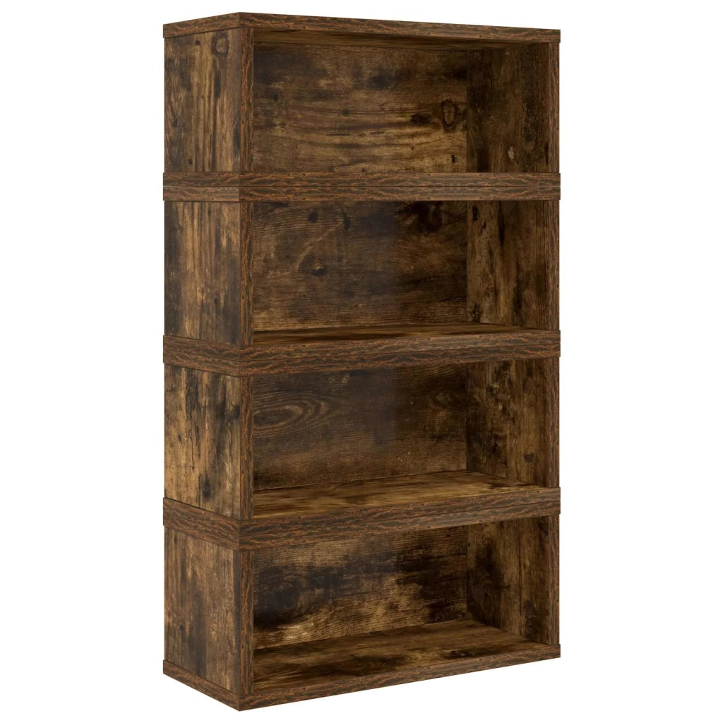 Rack per Stoccaggio CD 4 pz Rovere Fumo 40 x 17 x 17 cm 8012720