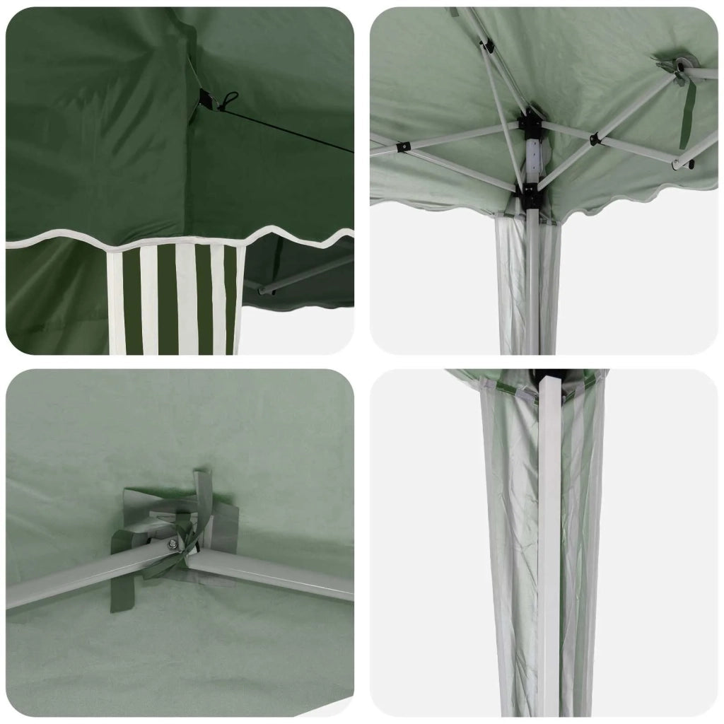 Tenda per feste a pop-up 575 x 289 x 245 cm Verde