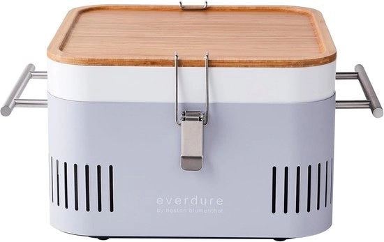 Griglia a carbone portatile per barbecue esterno, ideale per campeggio, spiaggia e terrazza.