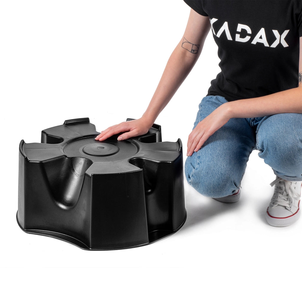Base KADAX per serbatoio di acqua piovana, barile d'acqua, soffione doccia a pioggia per giardino 50 cm