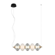 Lampada a sospensione Italux Testa LED 19W vetro