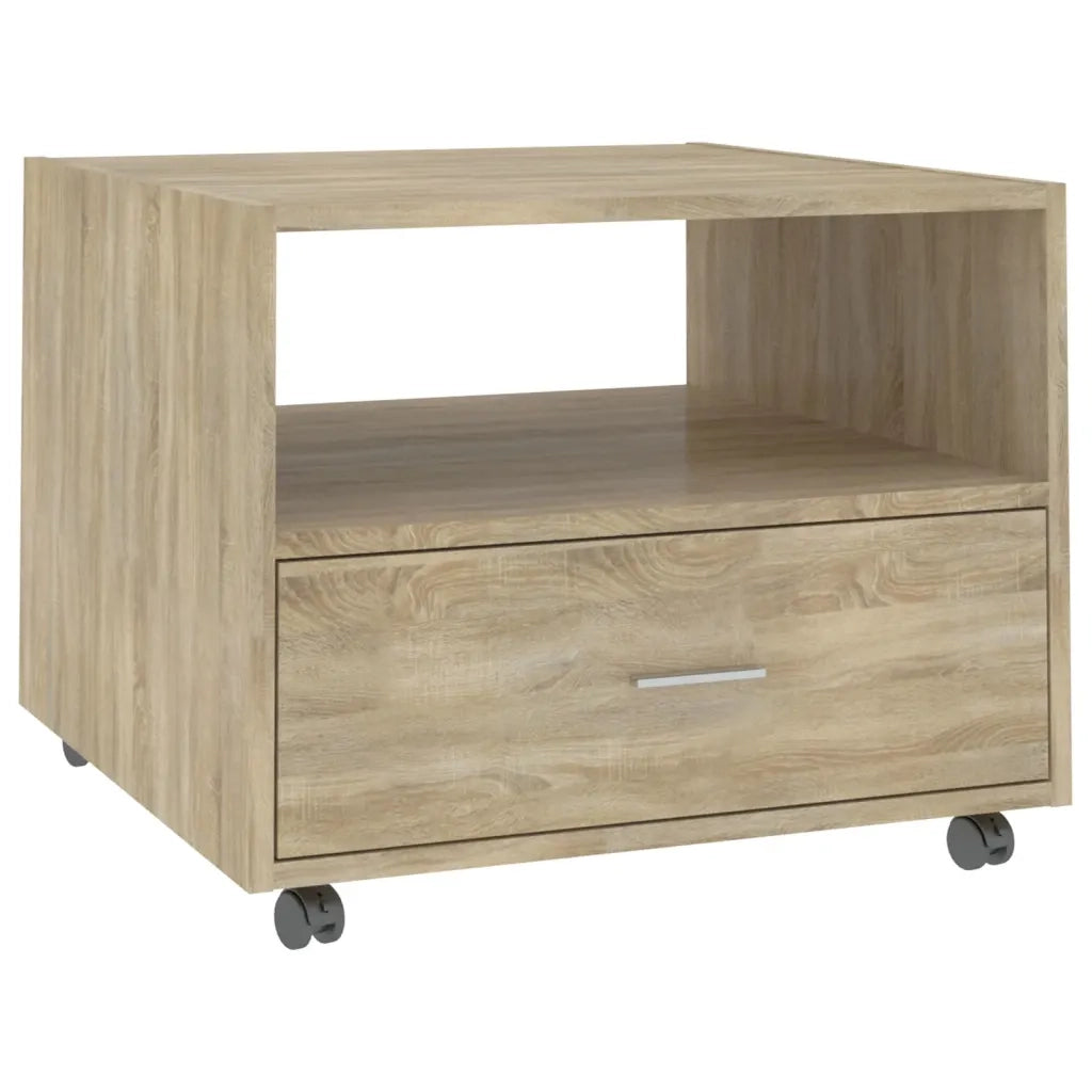 Tavolino da Salotto Rovere Sonoma 55x55x40 cm Legno Multistrato  cod mxl 6246