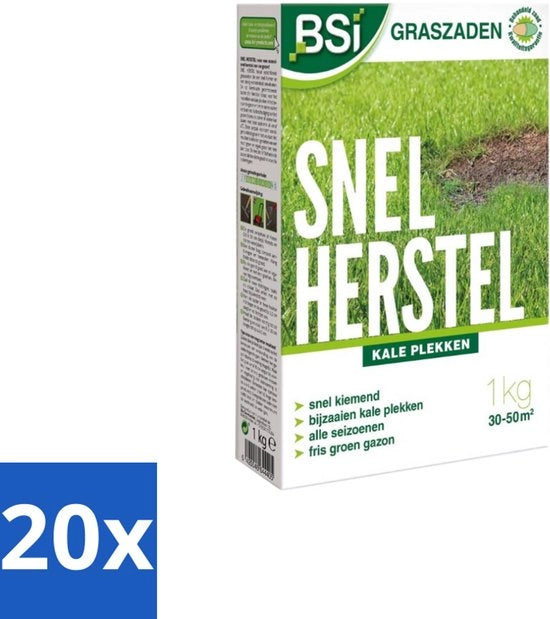 Ricostituente Erba - Ripristino Rapido - Drenante e Resistente - 1 kg - Confezione in Bulk - 20 pezzi