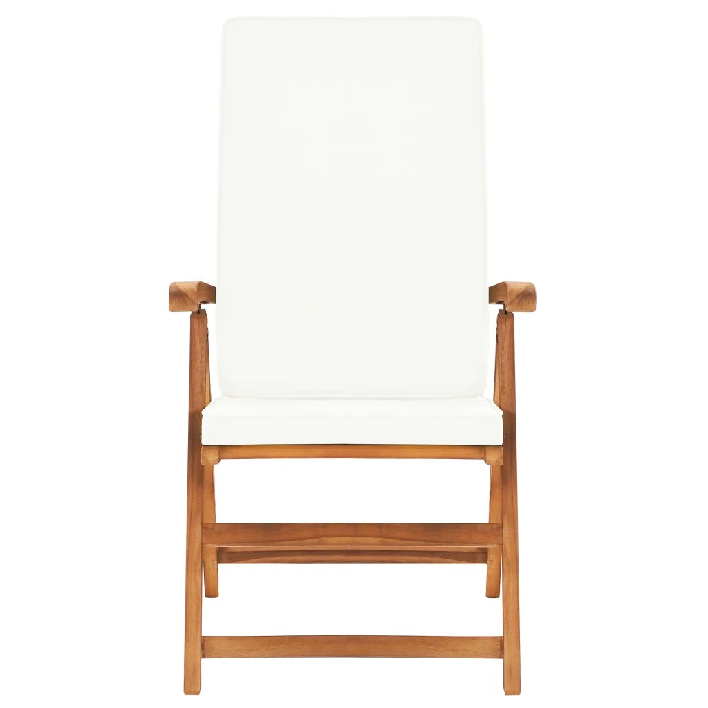 Set da Pranzo da Giardino 7 pz con Cuscini Legno di Teak 3059532
