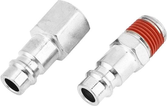 12 pezzi 1/4 pollici BSP Connessione pneumatica Mano Donna Tubo di aria - Connessione rapida con morse per tubi.