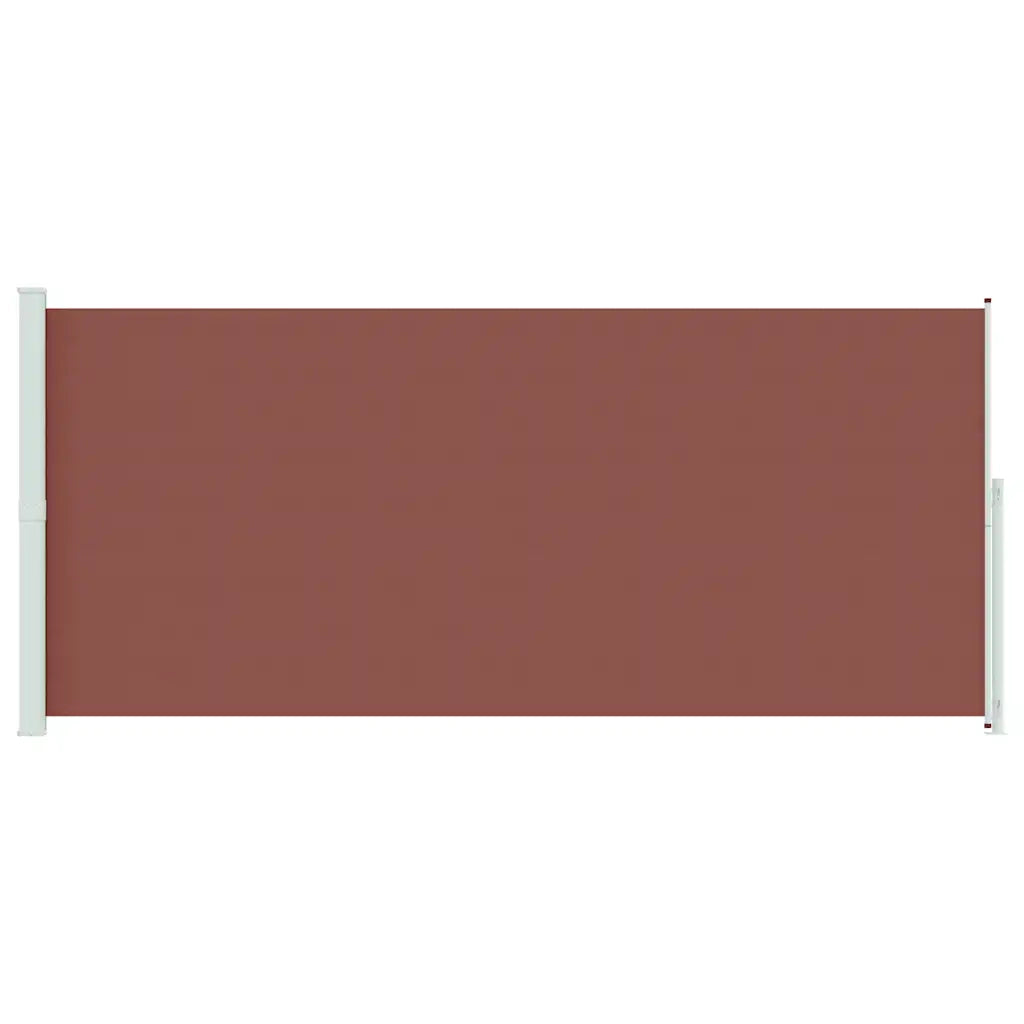 Tenda Laterale Retrattile per Patio 220x500 cm Marrone