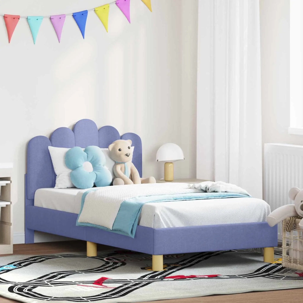 Struttura letto bambini con testata Blu jeans 80 x 160 cm 42011048