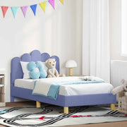 Struttura letto bambini con testata Blu jeans 80 x 160 cm 42011048