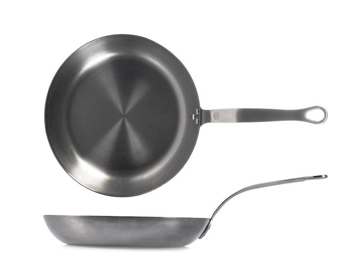 Padella in ferro con manico in acciaio inox diametro cm 26