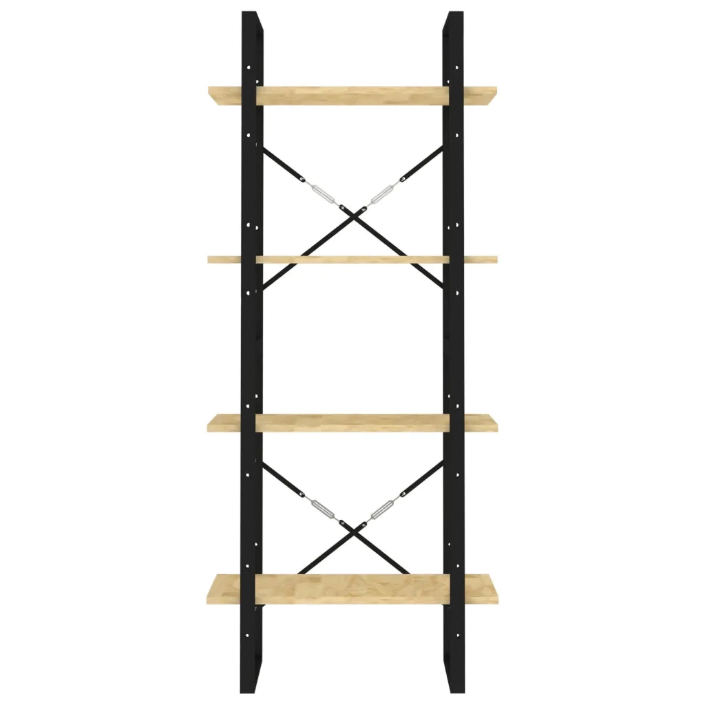 Libreria a 4 Ripiani 60x30x140 cm in Massello di Pino