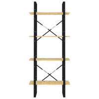 Libreria a 4 Ripiani 60x30x140 cm in Massello di Pino