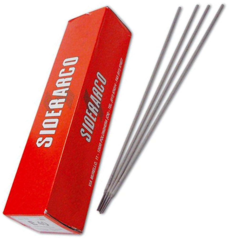 Trade Shop - Elettrodi Per Ferro E Acciaio Siderarco 48a 300 Mm X D. 2,5 Mm Confezione 230pz -