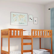 vidaXL Letto Bambini senza Materasso Marrone Cera 90x190 cm Legno Pino