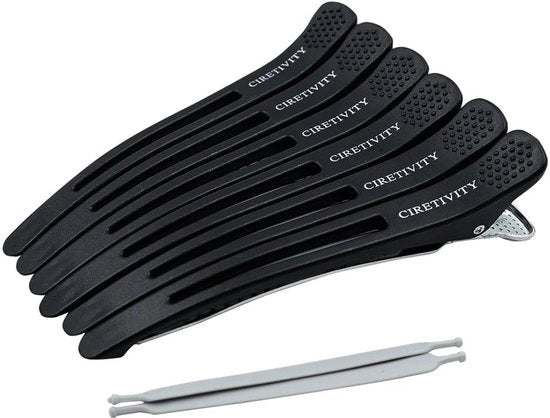 Set di clip capelli 12 pezzi - Clip capelli professionali - Accessori per parrucchiere - Clip capelli per donne/uomini - Strumenti per parrucchiere - Sicuri e precisi - Clip capelli per capelli