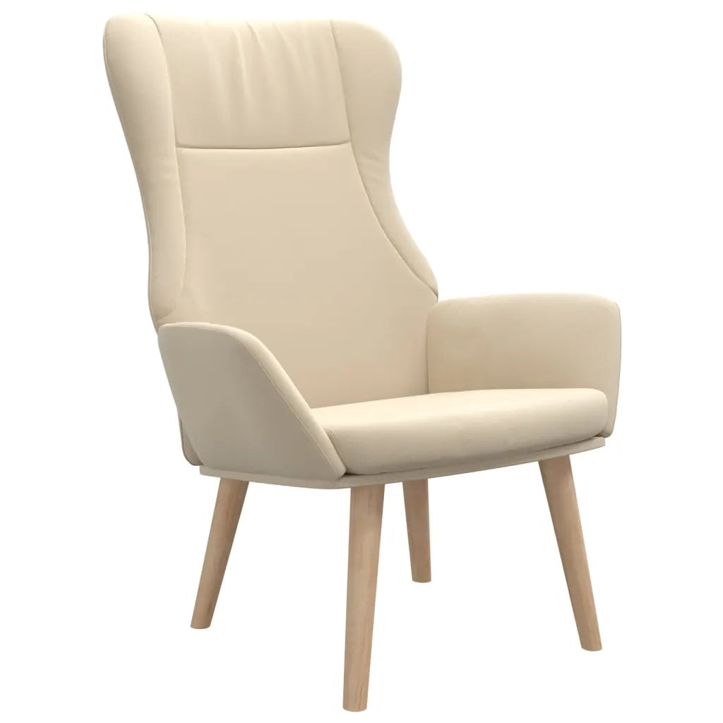 Sedia Relax Crema in Tessuto 341396