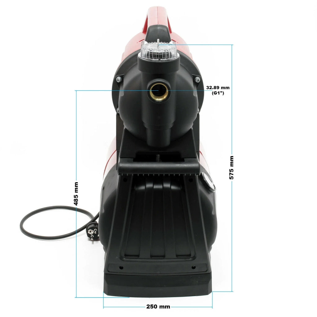 Stazione idrica domestica 4500 litri all'ora 1300 watt serbatoio a vescica da 19 litri pressostato giardino 16_0002738