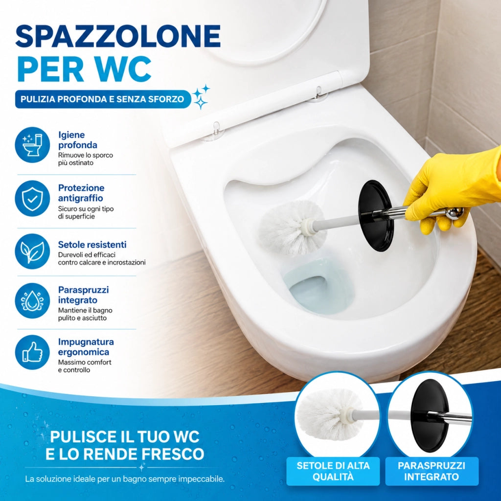 Portascopino Bagno Traforato Con Coperchio Disponibile in Nero, Bianco, Tortora Nero