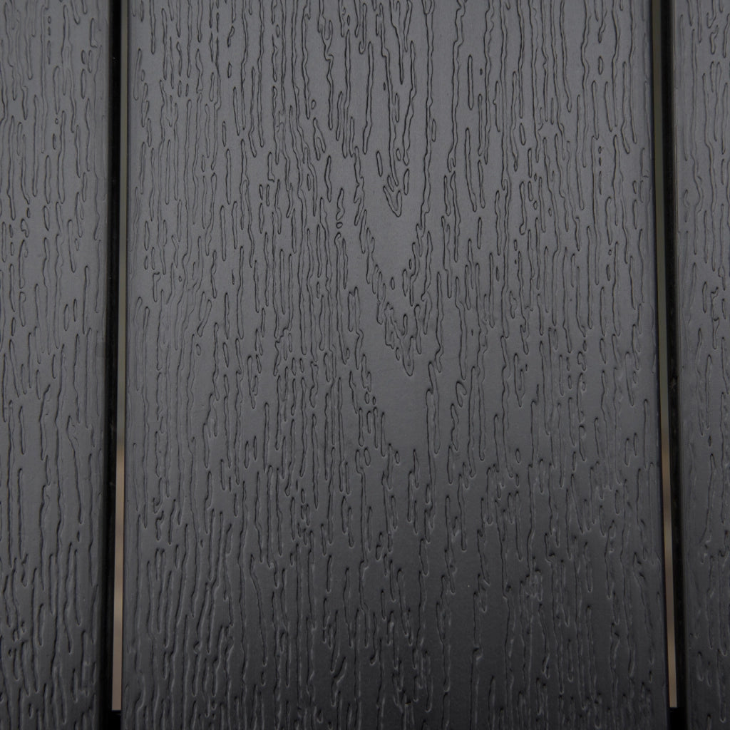 Tavolo da Pranzo per 6 Persone ¨C MINIMAL ¨C Alluminio e Plastica Nero 140x90x74 cm