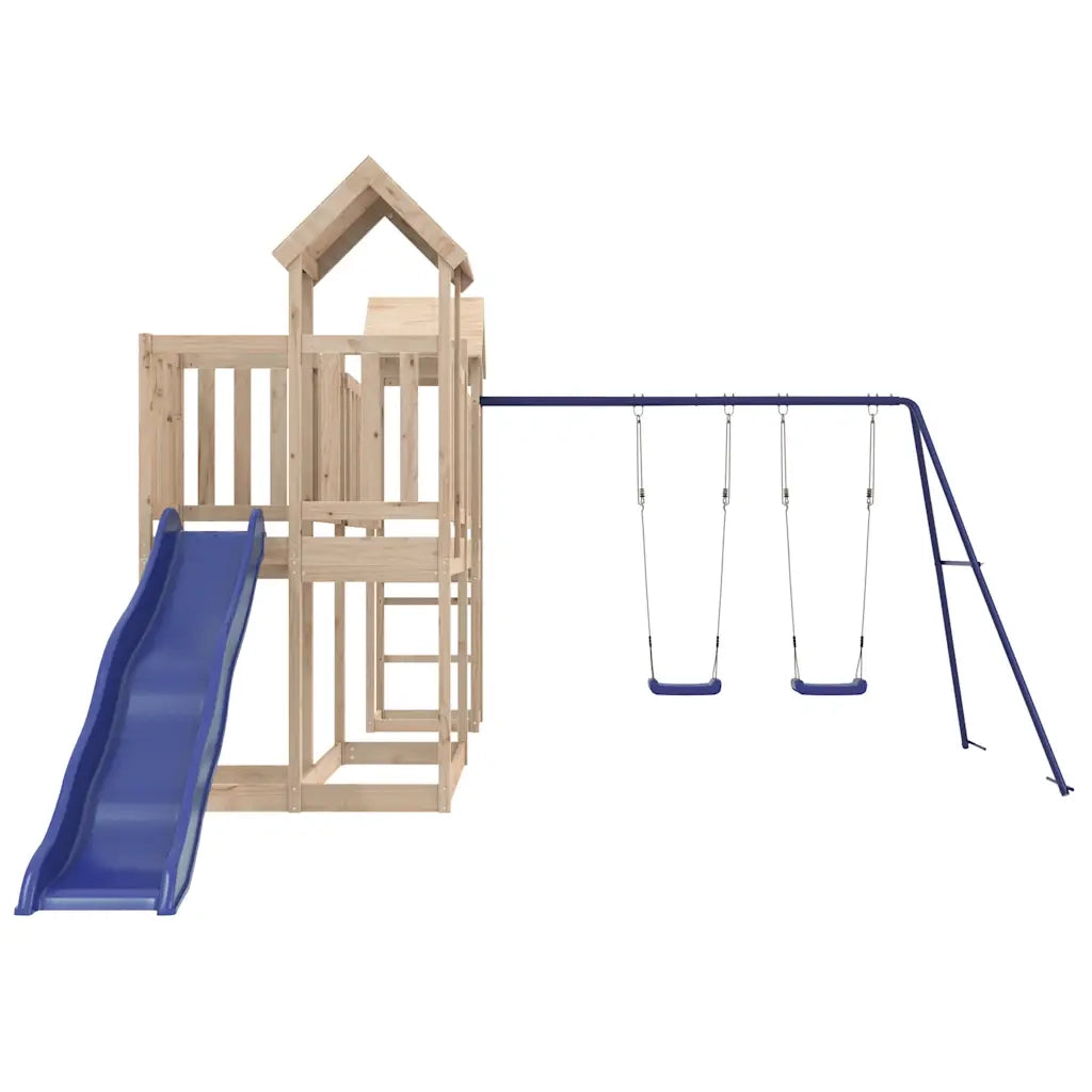 Set da Gioco da Esterno in Legno Massello di Pino 3155849