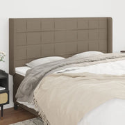 Testiera ad Orecchio Tortora 163x16x118/128 cm in Tessuto 3119590