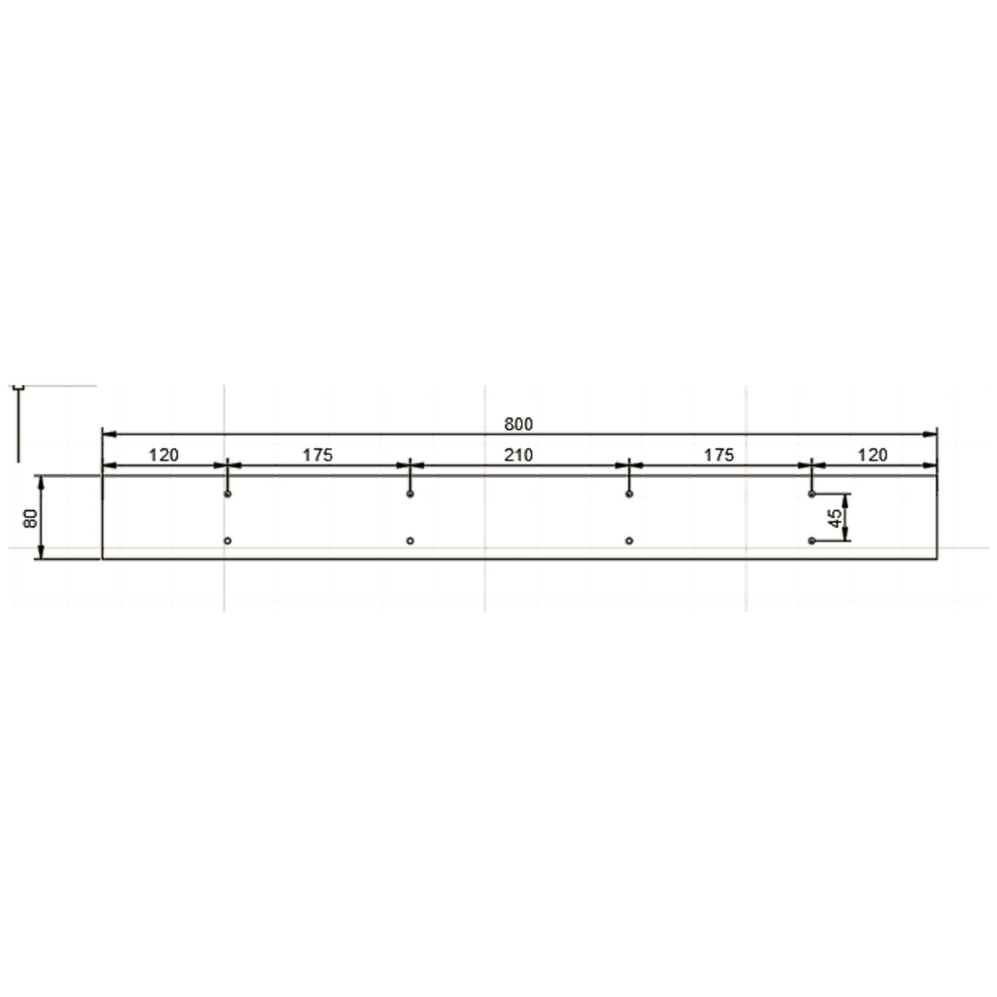 Base per tavolo 80x72 cm verniciatura a polvere nero Telaio per tavoli gambe tavolo