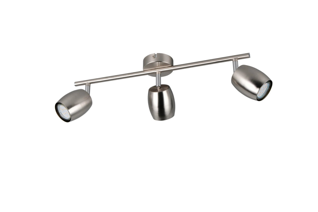 Faretto da soffitto a barra 3xGU10 argento NANCY RL