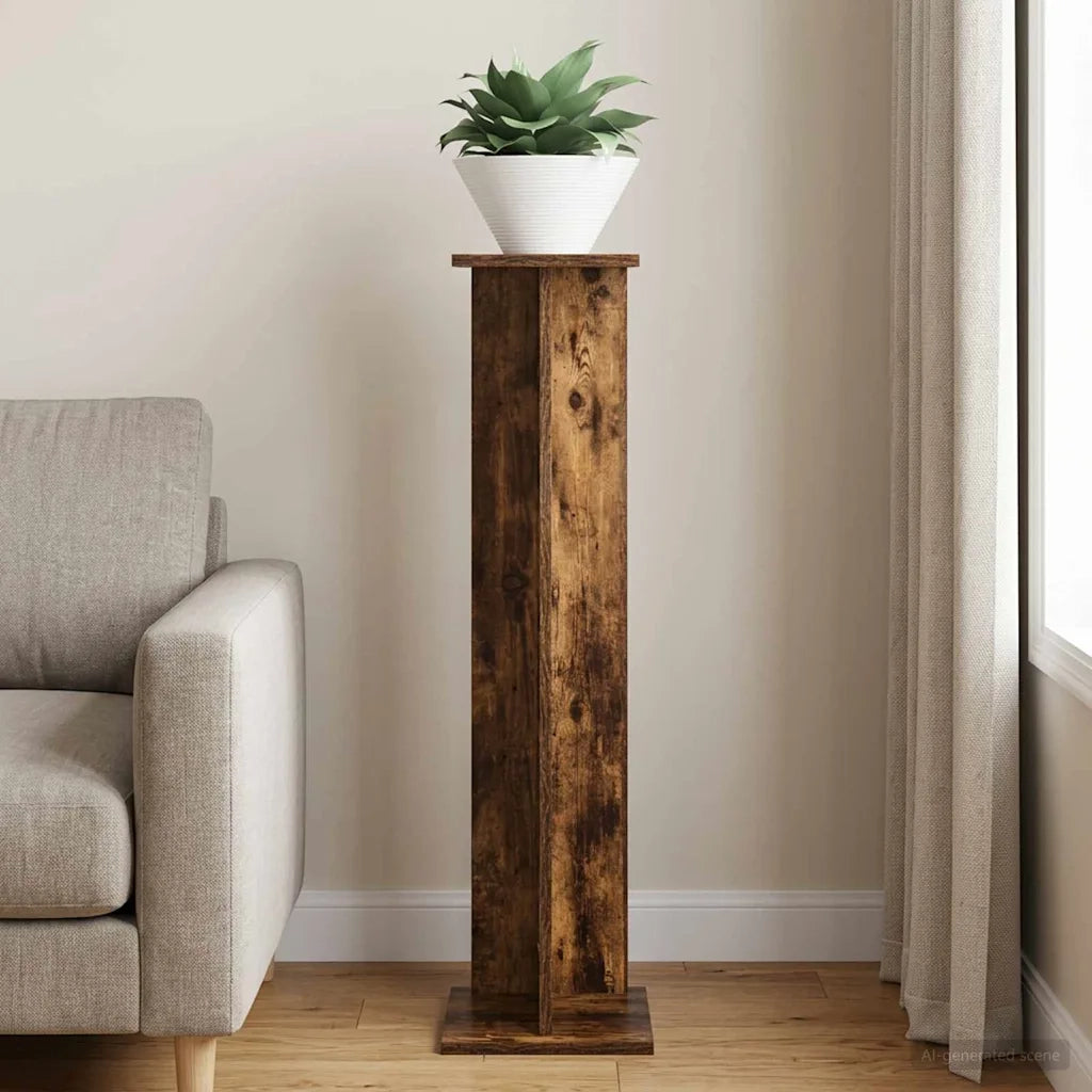 Supporto per piante Quercia Affumicata 25 x 25,5 x 100,5 cm
