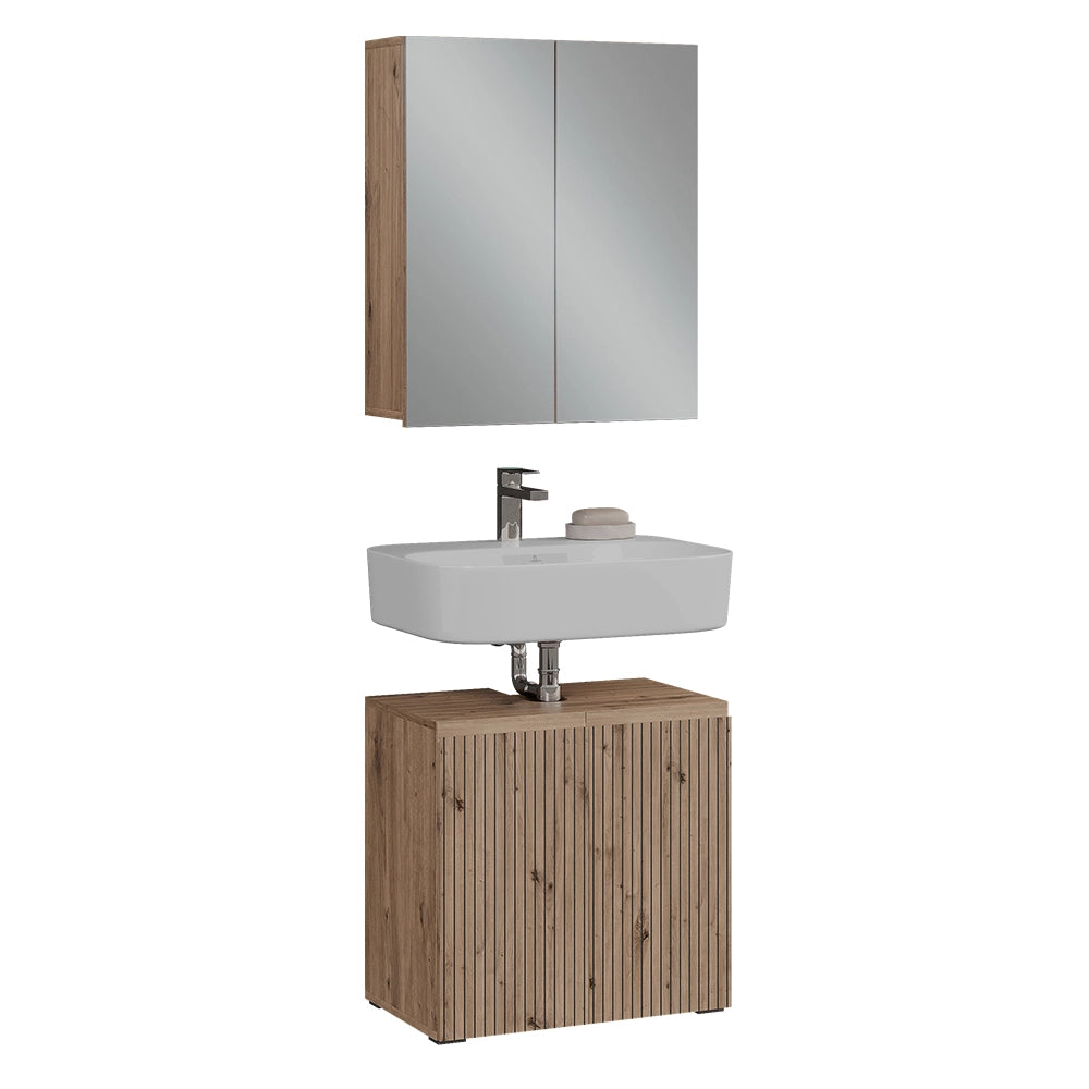 Vicco Set di mobili da bagno Artigiano 2 parti