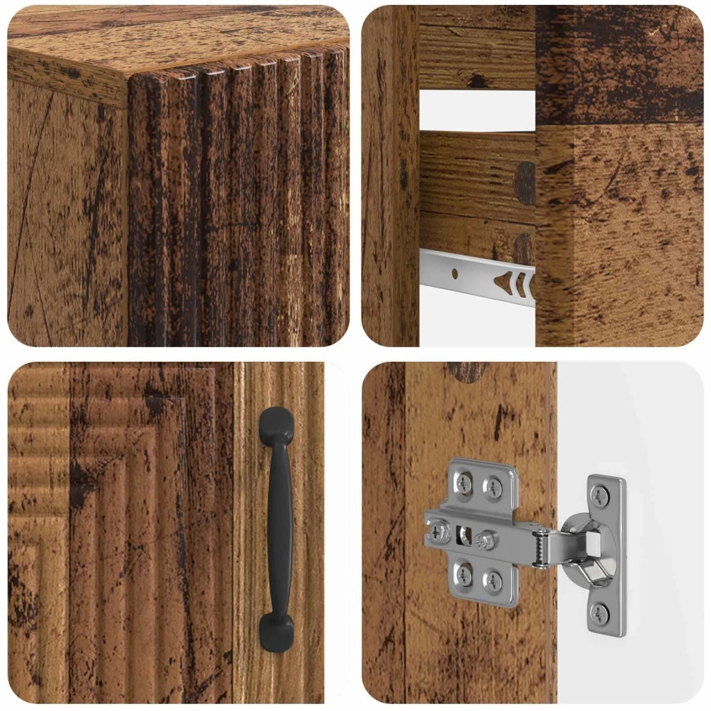 Set di armadietti da bagno in 3 pezzi HAARLEM 3417862