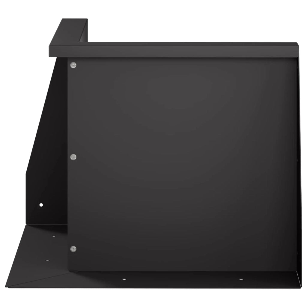 Muro di contenimento 2 pz 50 x 50 x 30 cm Acciaio Nero 8015158